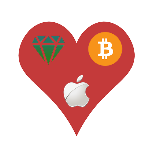 Gliph, Bitcoin and Apple in a Love triangle